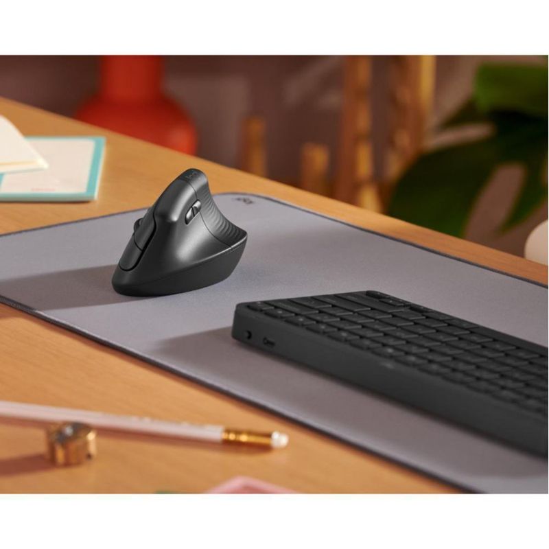 Mouse Ergonómico Vertical Negro Grafito - Logitech
