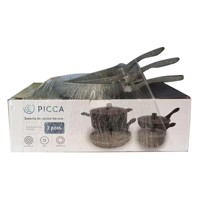 Set de Batería Verona 7 Piezas + Set de 3 Sartenes - Picca