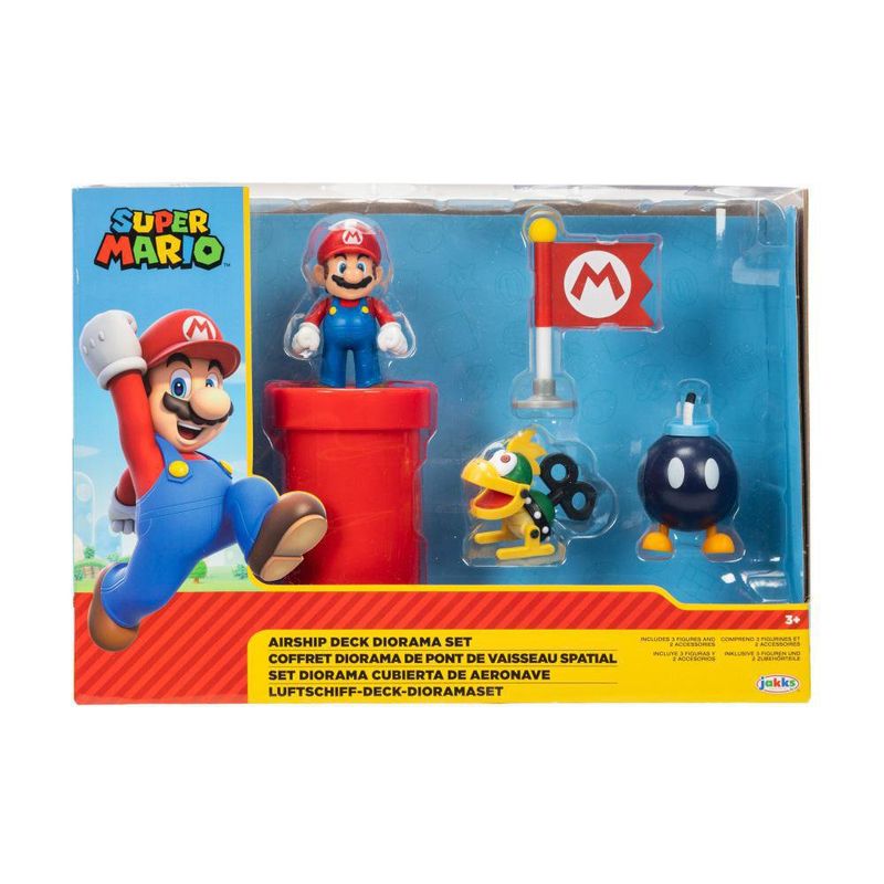 Set De Juego Con Figura De 2.5 Plg - Super Mario