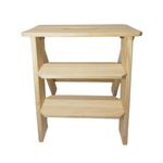 Escalera de Madera 3 Gradas Cybido 43x45x55 Cm - Modular