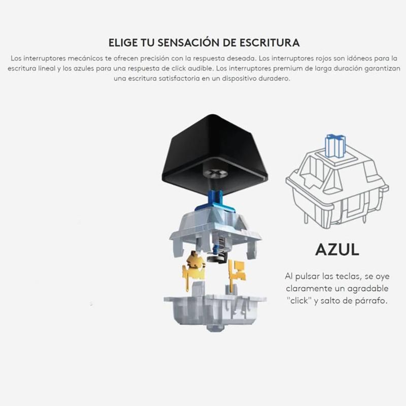 Teclado Mecánico Alámbrico K835 Tkl - Logitech