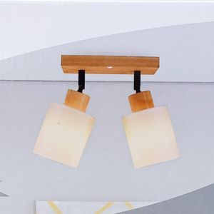 Lámpara LED de Techo/Pared Moderna Estilo Bambú