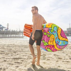 Cama Inflable para Piscina Diseño Helado Pop