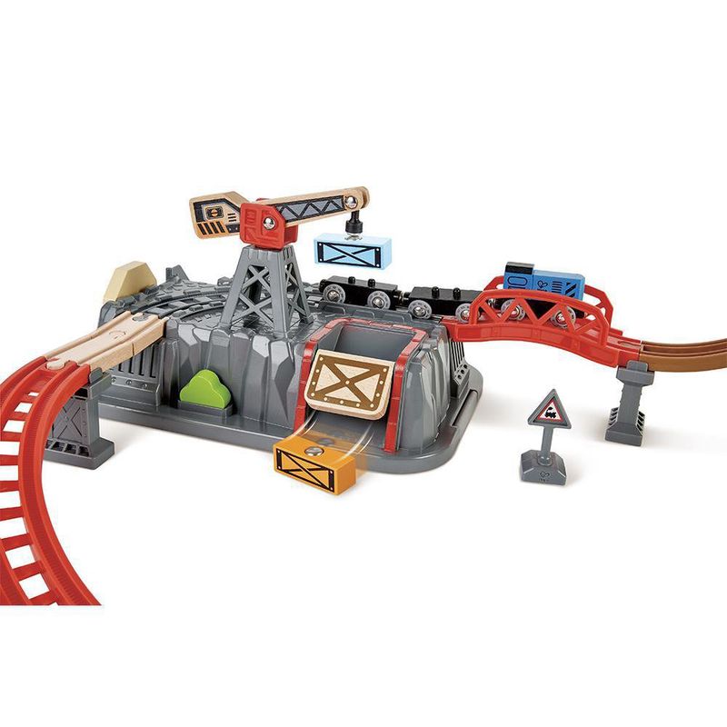 Juego De Trenes Armable 50 Pzas - Hape