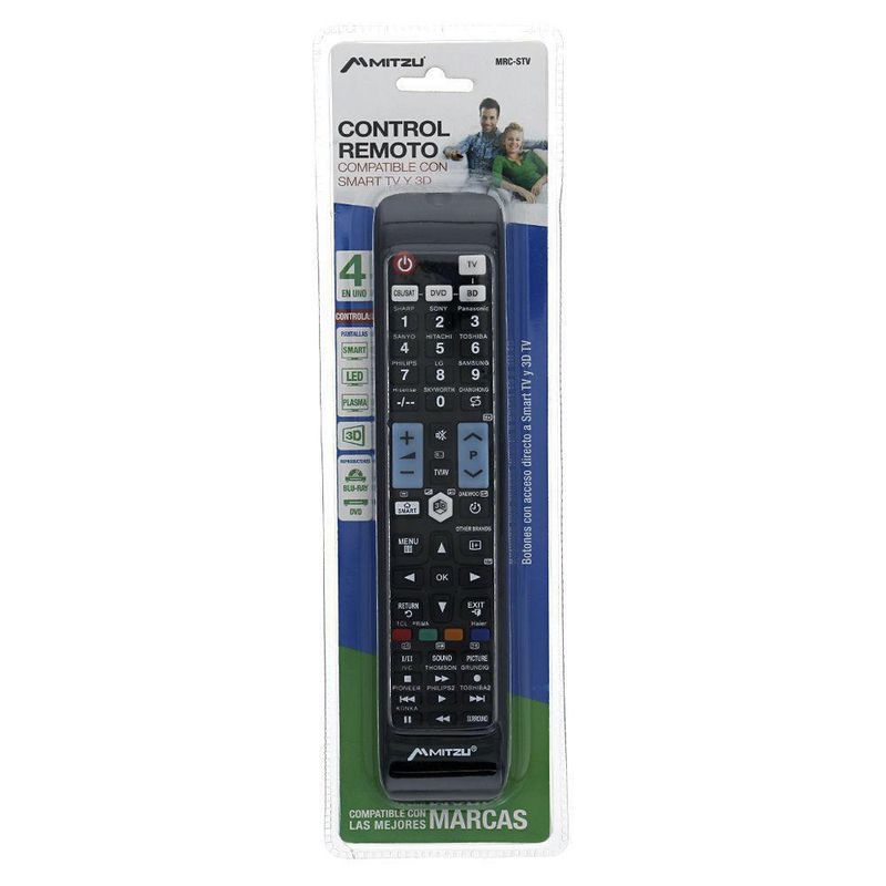 Control Remoto Universal Para Smart T.V - Mitzu