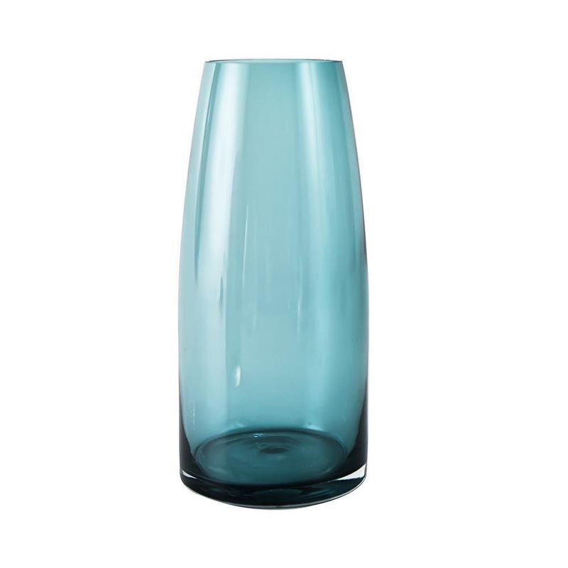 Florero Ovalado De Cristal Morado 22 Cm - Viva