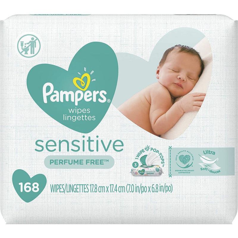 Toallas Húmedas Sensitive 168 Unidades 3 Pzas - Pampers