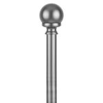 Galería de Metal Emerson Silver extensible de 91 a 182 Cm