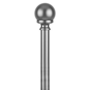 Galería de Metal Emerson Silver extensible de 91 a 182 Cm