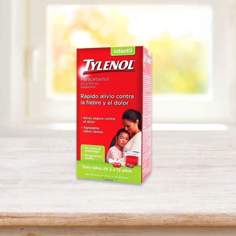 Suspensión Infantil 120 Ml Cereza - Tylenol