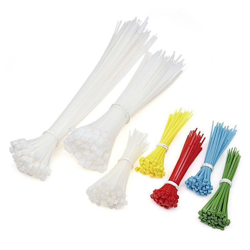 Set De Cinchos Estándar De 4, 8 y 12 Plg Multicolor 650 Pzas - Volteck