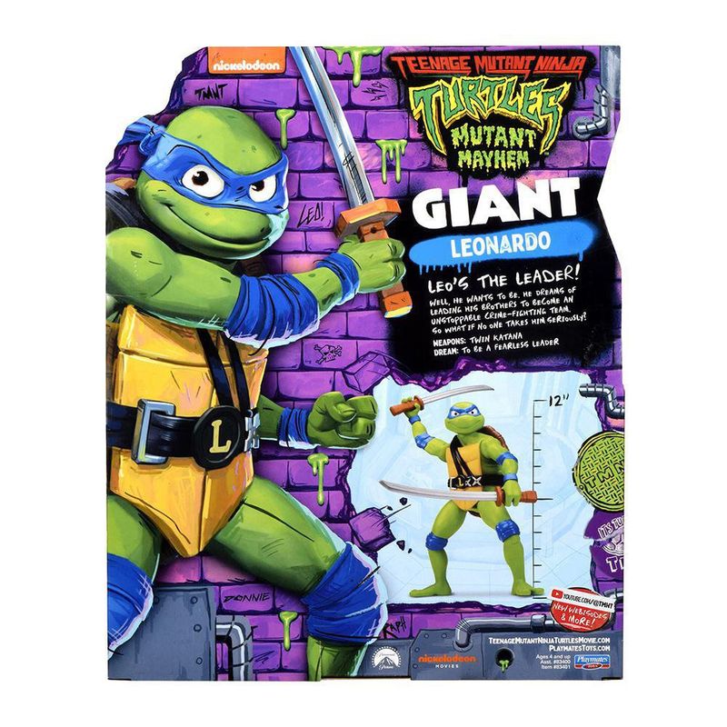 Figura Gigante Mega Mutante Diseños Surtidos - Tortugas Ninja