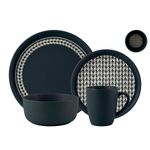 Vajilla Maclovia Gris 16 Pzas - Toscana