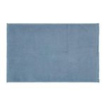Alfombra De Baño Azul Humo 50x80 Cm - Livim Natural Home