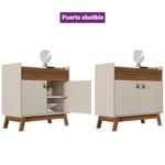 Bufetera Eris Café Y Blanco 2 P 90x43x87 Cm - Zmobili