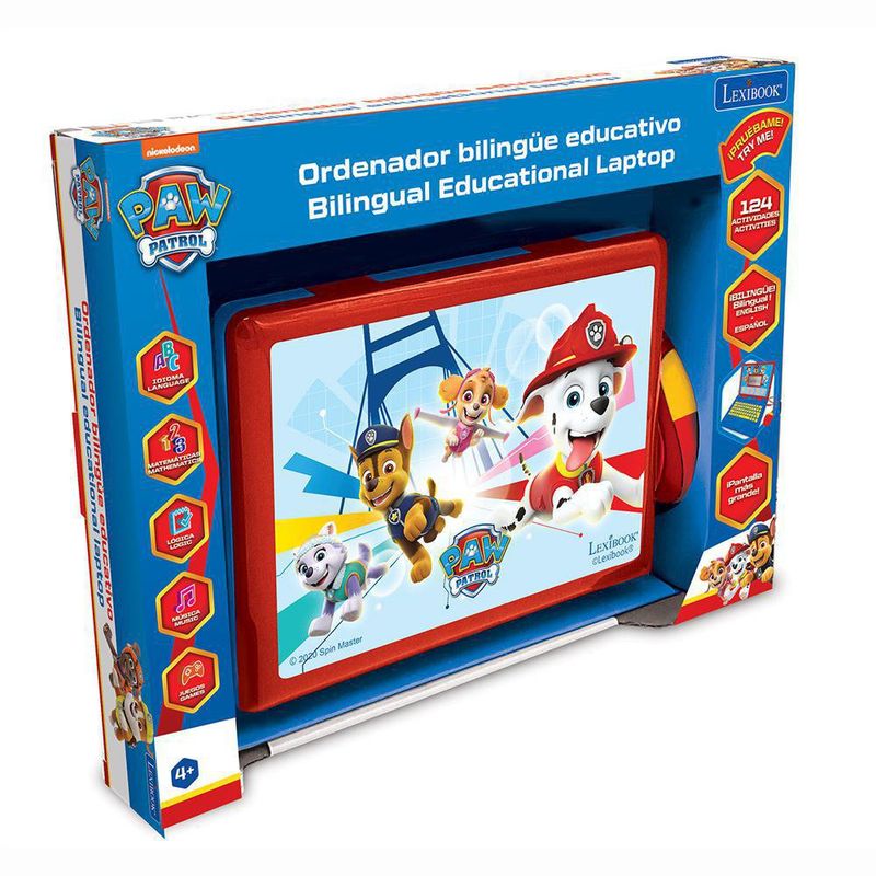 Lap Top Interactiva 124 Actividades - Paw Patrol