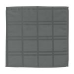 Set de 4 Servilletas con Relieve Gris de 40X40 Cm - Viva