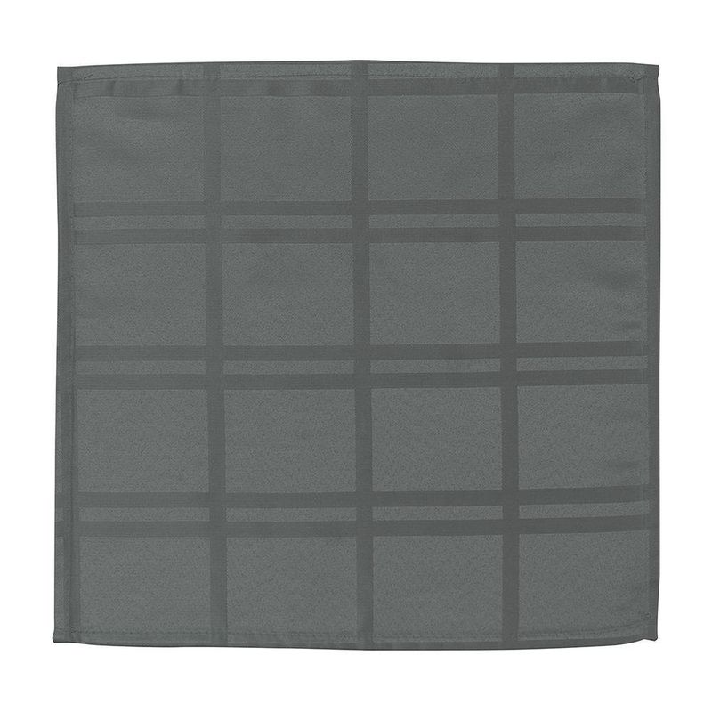 Set de 4 Servilletas con Relieve Gris de 40X40 Cm - Viva