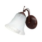 Lámpara De Pared Acabado Chocolate 1Bombillox60Wmax - Zlumini
