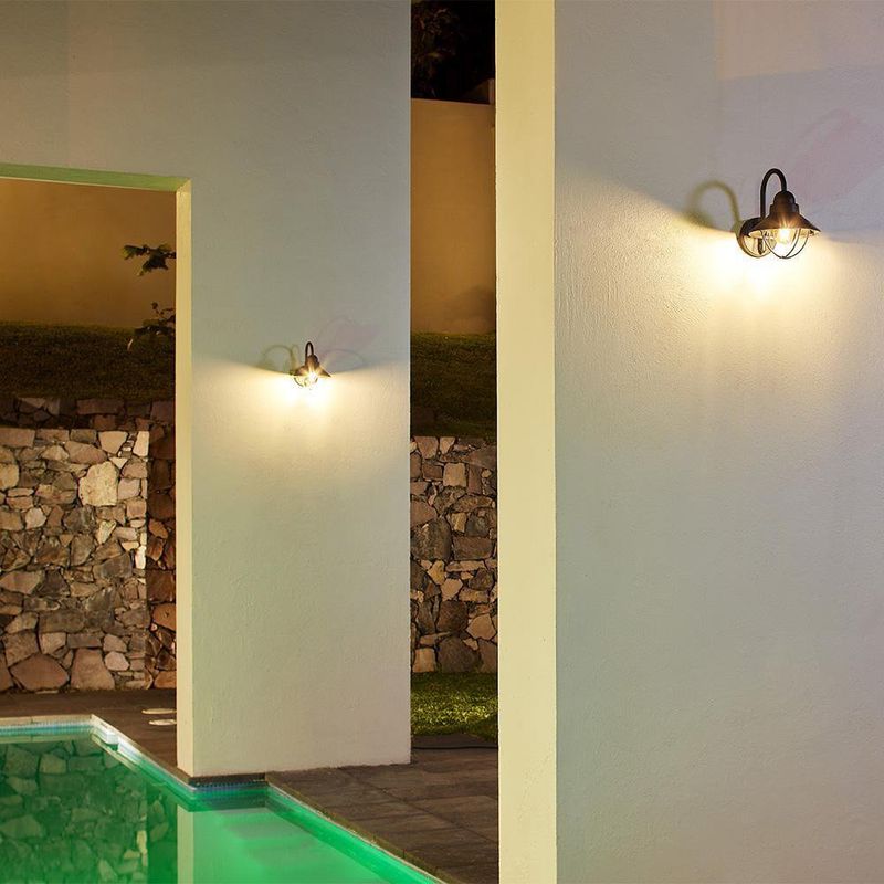 Farol De Pared Negro De 26W - Tecnolite
