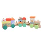Tren con 16 Bloques Geométricos - Koala Kids