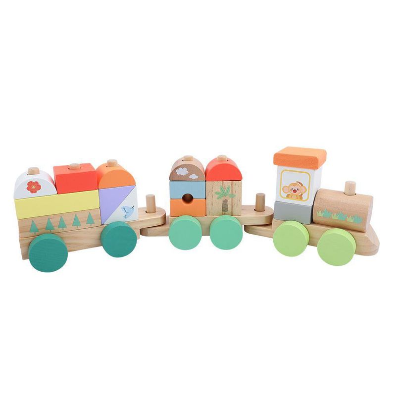Tren con 16 Bloques Geométricos - Koala Kids