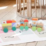 Tren con 16 Bloques Geométricos - Koala Kids