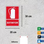 Rótulo Extintor 20x30 Cm - Sigo