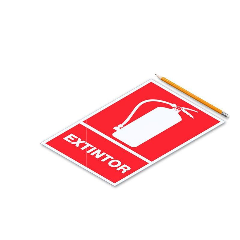 Rótulo Extintor 20x30 Cm - Sigo