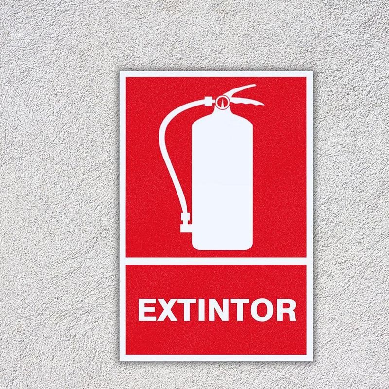 Rótulo Extintor 20x30 Cm - Sigo