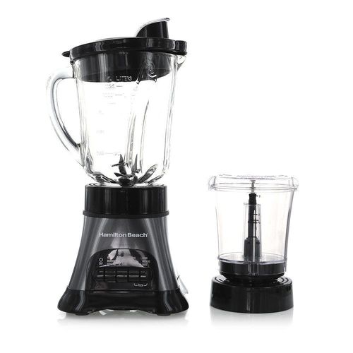 Licuadora con Vaso de Vidrio y Picador Incluido