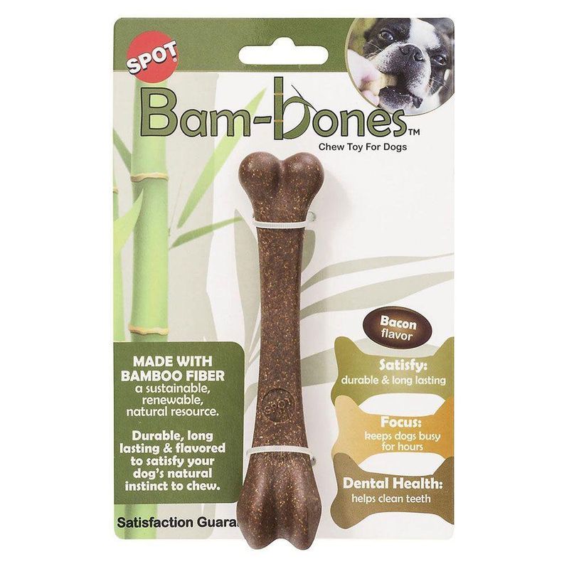 Hueso para Perro con Sabor a Tocino Bambone 7.25 Plg