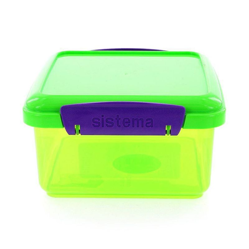 Caja Lonchera Verde De 1.2 Lt - Sistema