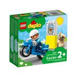 Juego Armable Policía En Motocicleta 5 Piezas