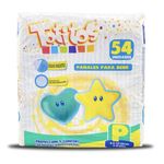 Pañal Desechable Blanco Talla P De 54 Unidades - Totitos