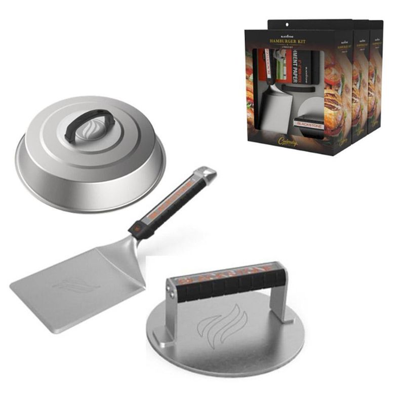 Kit Para Asado De Hamburguesas Acero Inoxidable - Blackstone