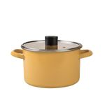 Olla De Peltre Recta De 3.5L 20 cm Amarilla - Cinsa