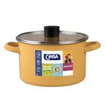 Olla De Peltre Recta De 3.5L 20 cm Amarilla - Cinsa