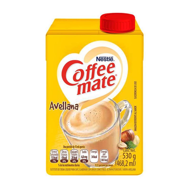 Avellana Líquido Tetrapak 468ml - Coffee Mate