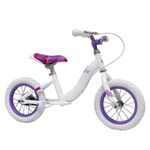 Bicicleta De Equilibrio Para Niña Rin 12 Blanco Con Morado - Lider Bike