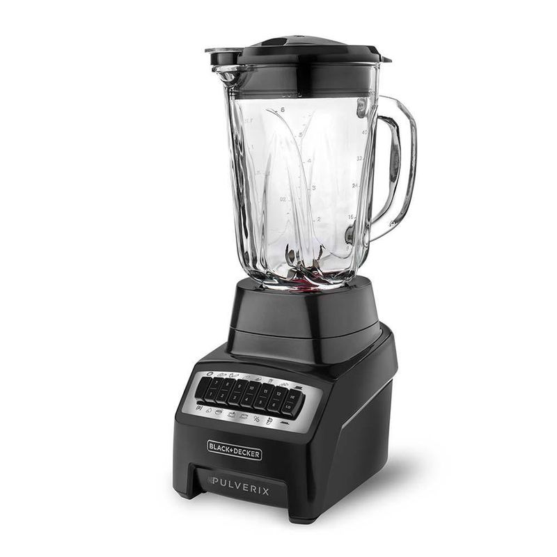 Licuadora Negra De Vidrio De 1.5 L Con 12 Velocidades - Black & Decker