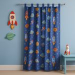 Cortina Seda Universo para Niños