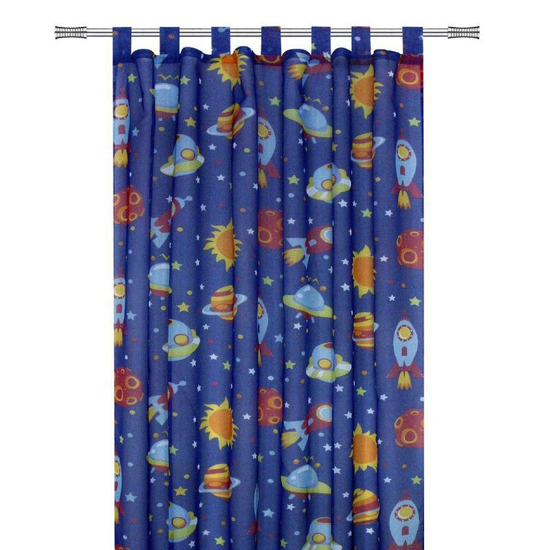 Cortina Seda Universo para Niños