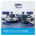 Hervidor 14 Cm Con Tapa De Vidrio Cinsa - Cinsa