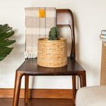 Cesto De Bambú 27X25 Cm - Kikotem