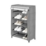 Zapatera 5 Divisiones 61 X 30 X 90 Cm Gris - Viva