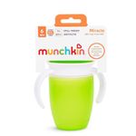 Vaso Entrenador Con Tapa Y Asas Miracle 360˚ Verde - Munchkin