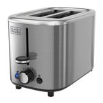 Tostador De Pan 2 Rebanadas Acero 7 Funciones - Black & Decker