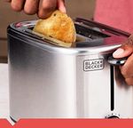 Tostador De Pan 2 Rebanadas Acero 7 Funciones - Black & Decker