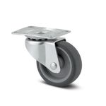 Rodo De Poliuretano Gris Base Giratoria 1 Plg - Tente